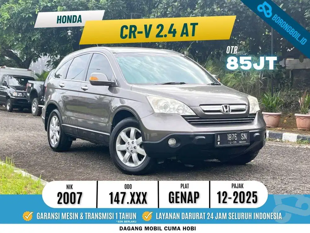 TERMURAH!!CRV 2.4 AT 2007 SIAP PAKAI