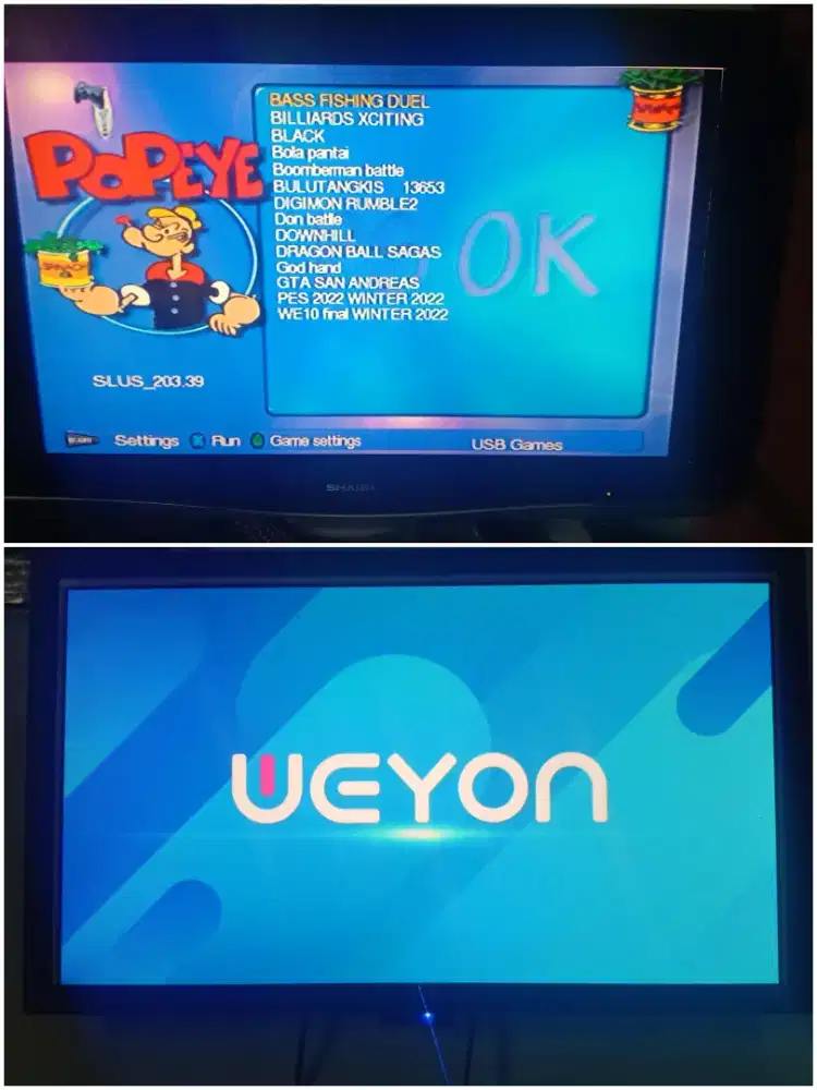 Jual TV LED Merk Sharp 32 inc & Weyon 24 inc (Bisa 1 Unit)