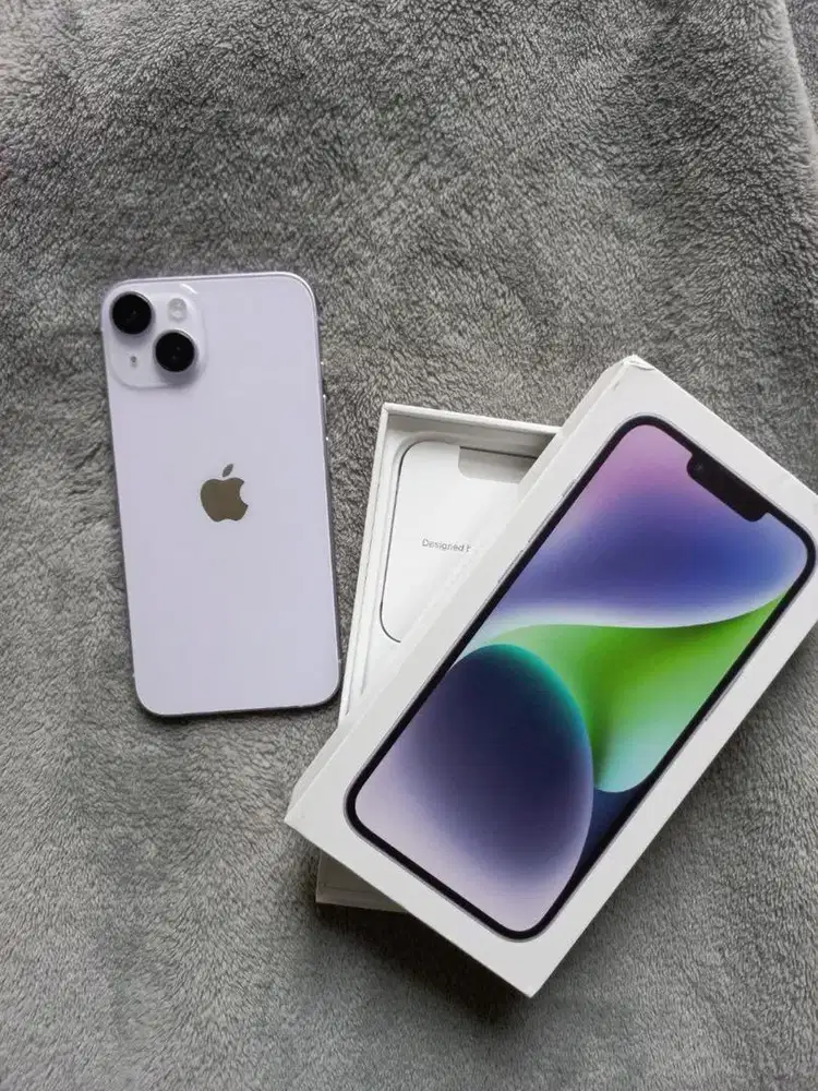 iPhone 14 128GB Inter Purple Sinyal Aman