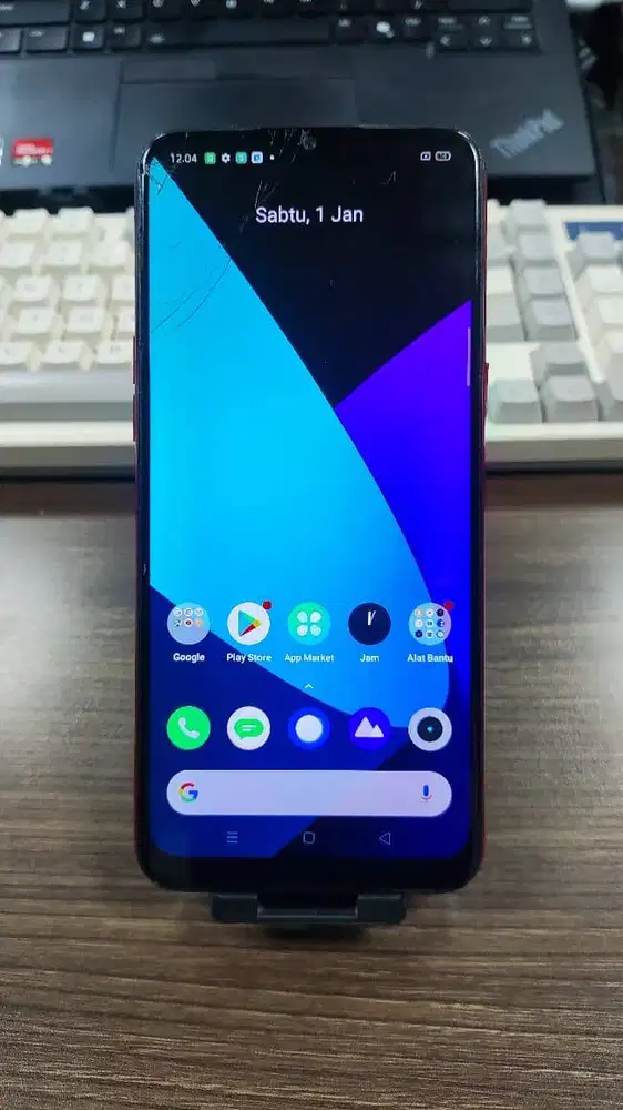Jual HP Second Realme 5s – Masih Normal, Minus Layar Retak