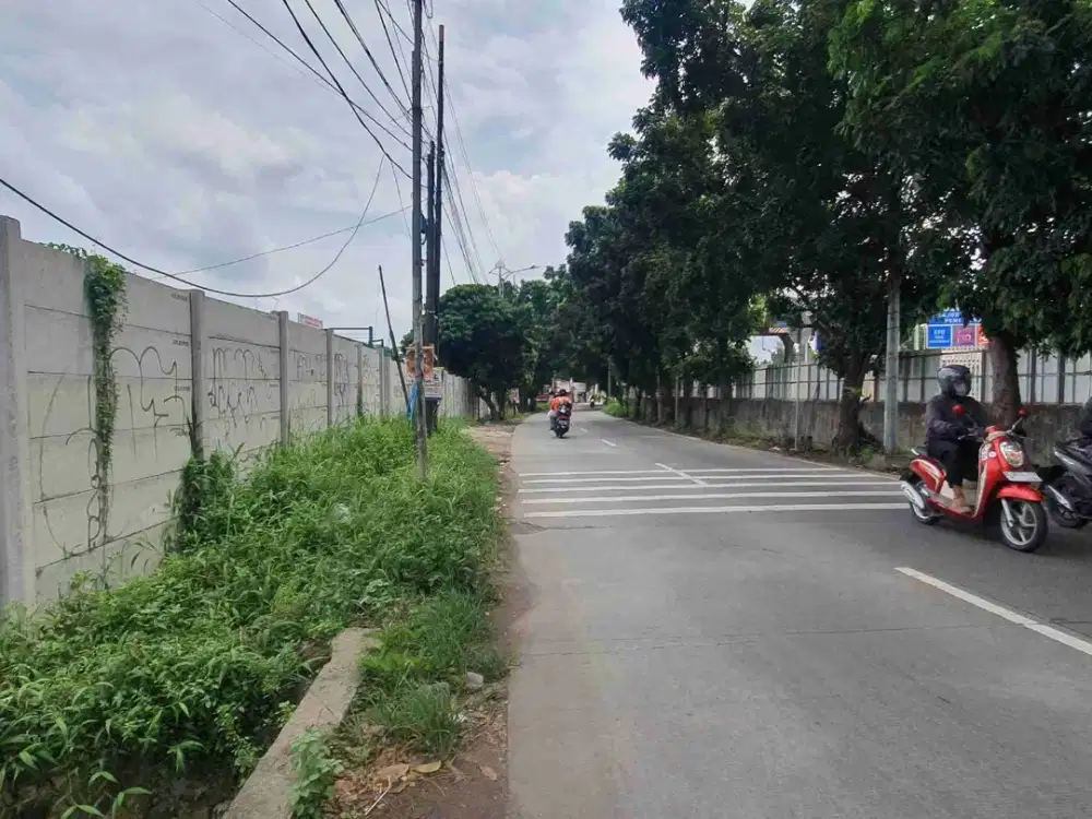 dijual cepat tanah darat disamping gerbang tol jatiwarna