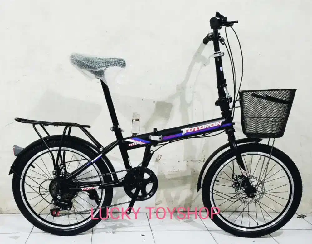 Sepeda lipat totoron Rem cakram Dryer 20 inch