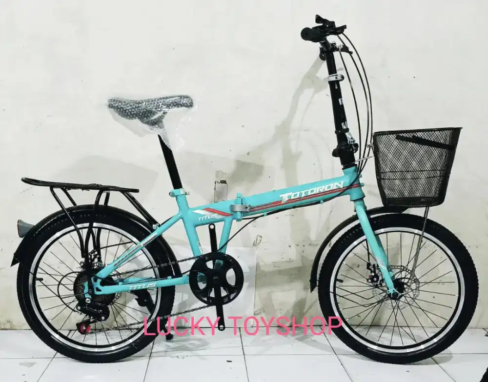 Sepeda lipat totoron Rem cakram Dryer 20 inch