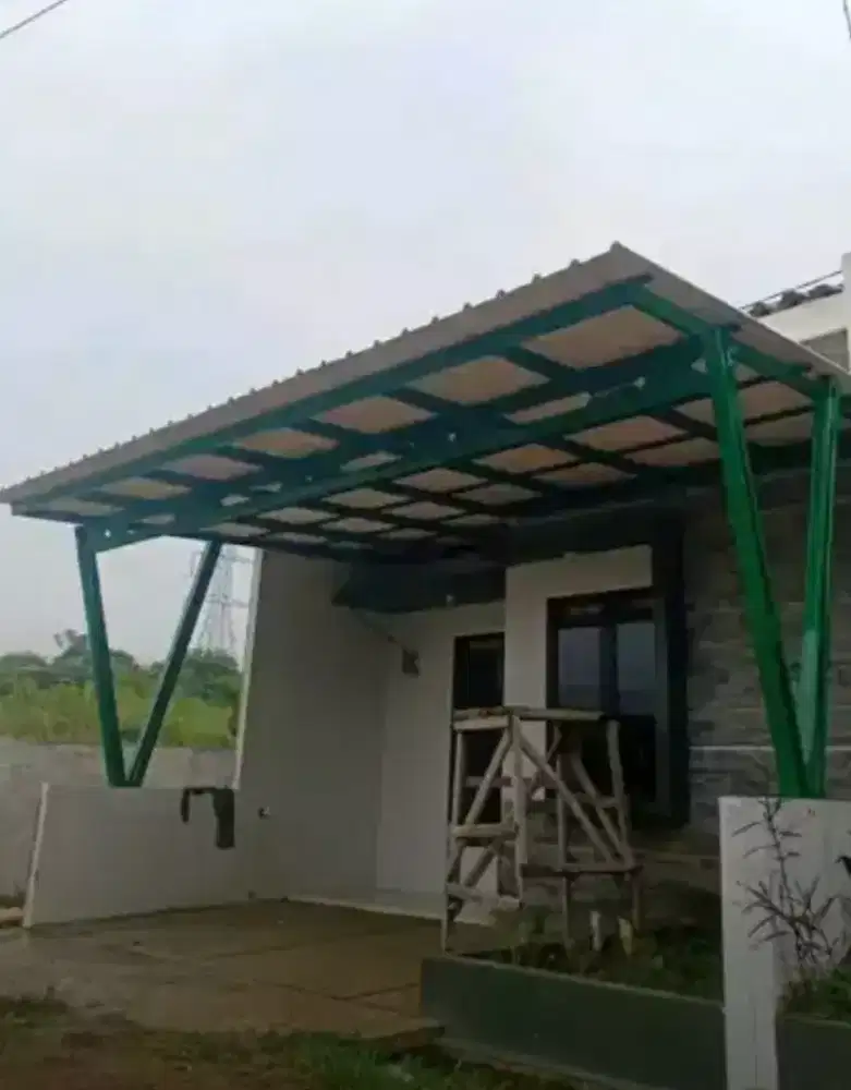 Kanopi atap upvc single layer