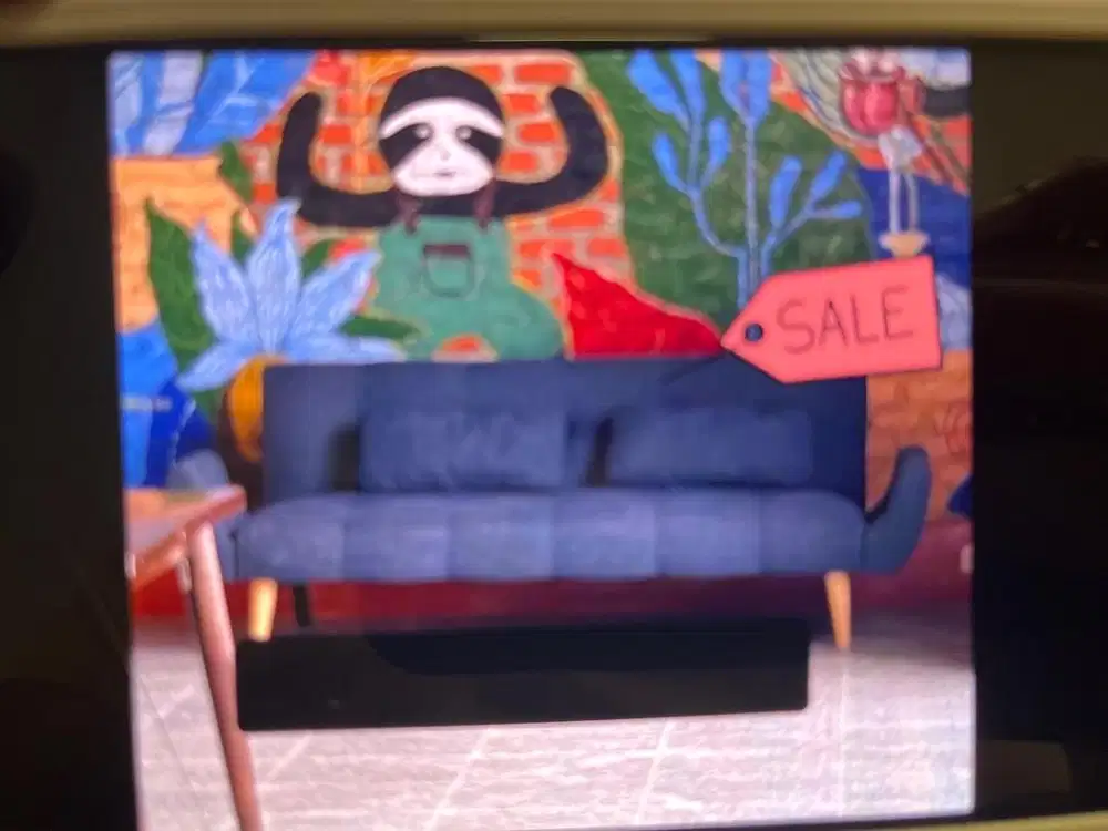 Sofa sofabed 3 dudukan, bekas, kondisi bagus, harga murah