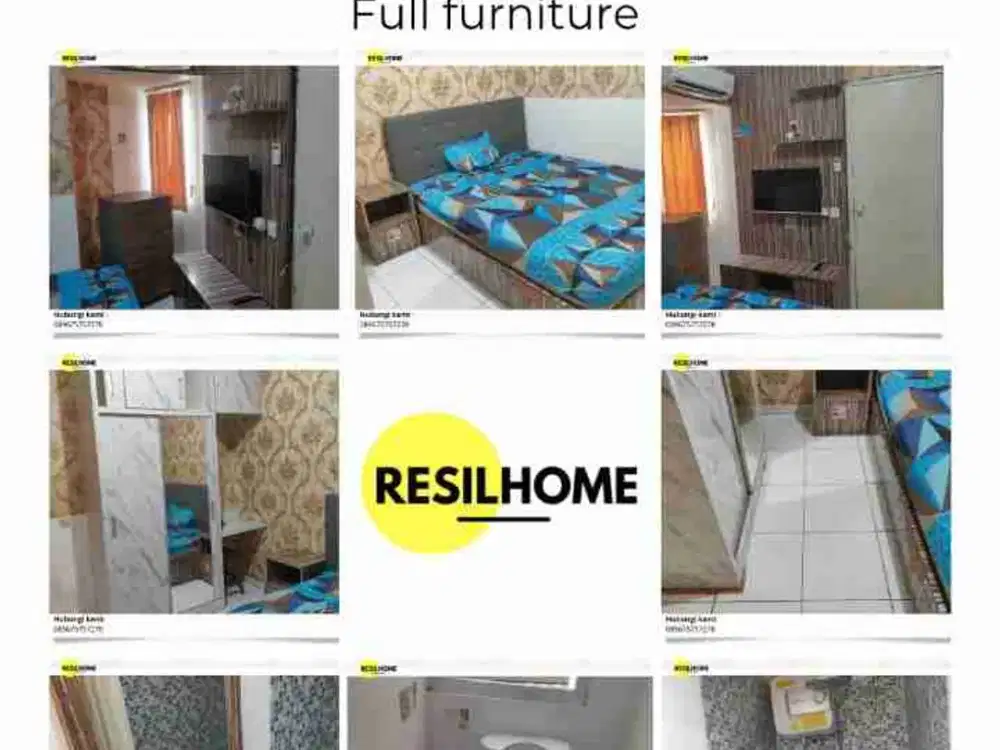 disewakan bulanan apartemen Aeropolis studio murah ar2 sebrang bandara Soekarno-Hatta aeropolis residence 2 soetta Tangerang neglasari banten full furniture lengkap furnished
