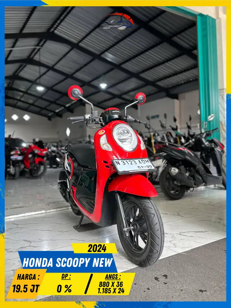 HONDA SCOOPY NEW 2024 LIKE NEW MASZEHH HIKMAH MOTOR KEPUH