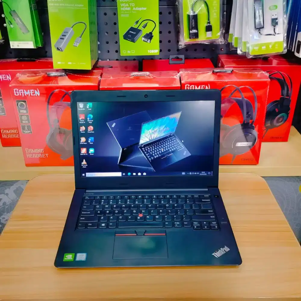 ThinkPad E470 i7 Gen 7 RAM 16GB  Nvidia 940MX  SSD 256GB - Spek Dewa!