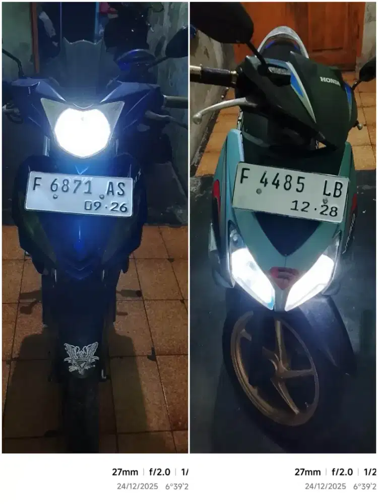 Jual Motor Zupiter MX 135 Kopling Thn 2006 & Vario Karbu 110 Thn 2008