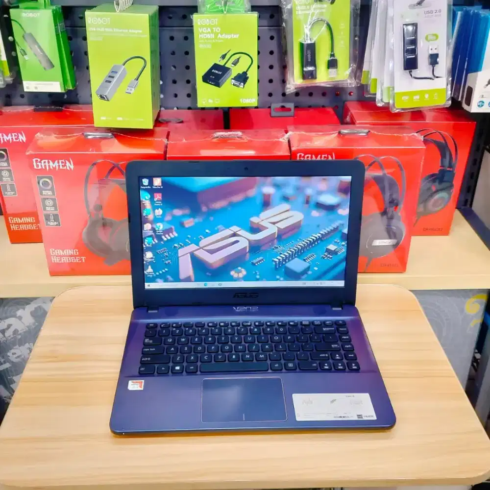 Asus X441B AMD A4 | RAM 8GB | SSD 256GB - Anti Lemot & Siap Kerja!