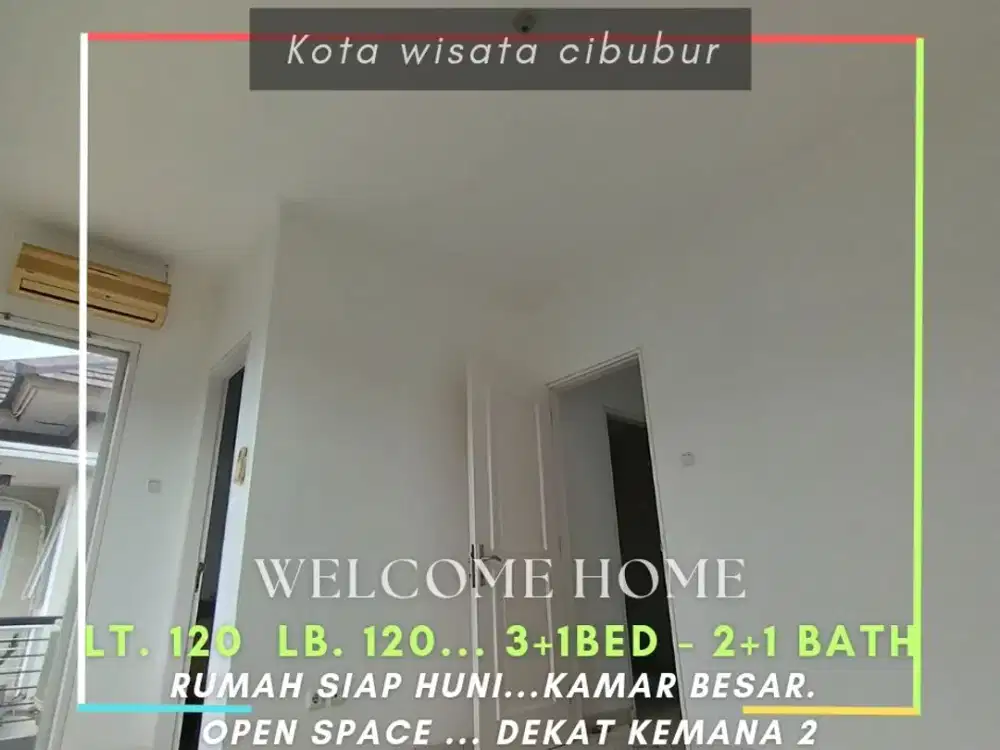 kota wisata cibubur termurah rumah siap huni dekat mal kota wisata