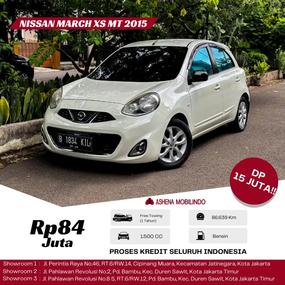 March XS MT 2015 Putih DP 15jt Cash Atau Kredit Terbaik SeOLX!