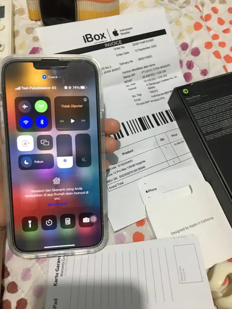 iPhone 13 pro max 128 ibox