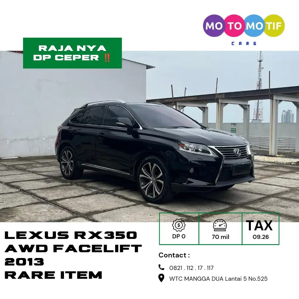 [ CASH BACK 25JT ] Lexus RX350 AWD 2013