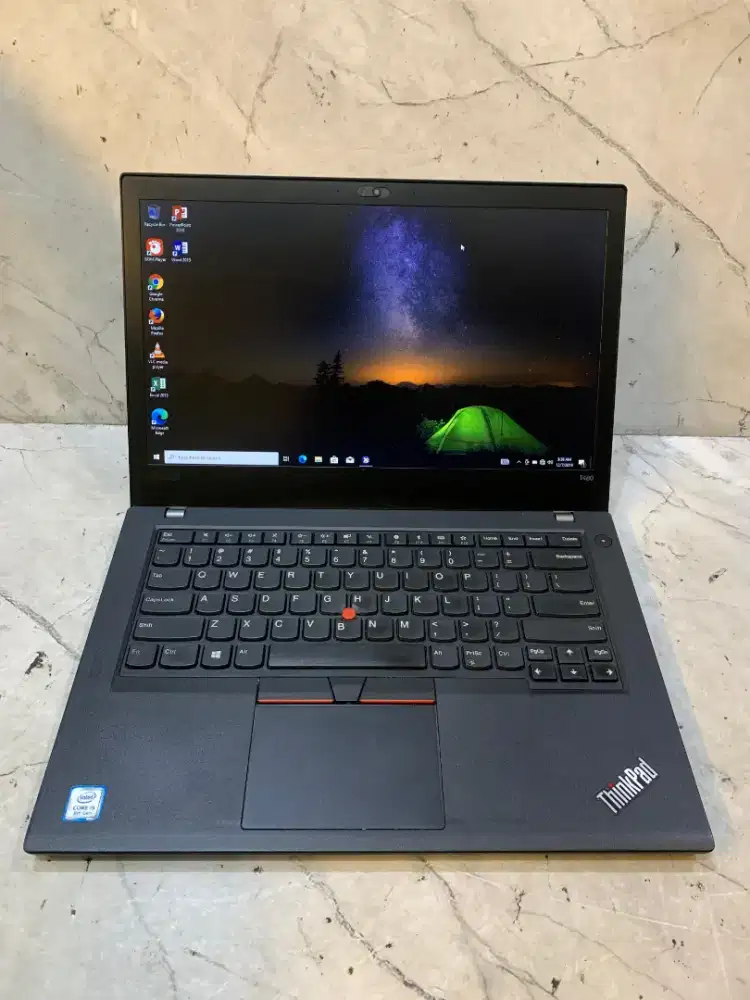 Laptop lenovo thinkpad T480 core i5 gen 8 ram 8gb ssd 240gb slim