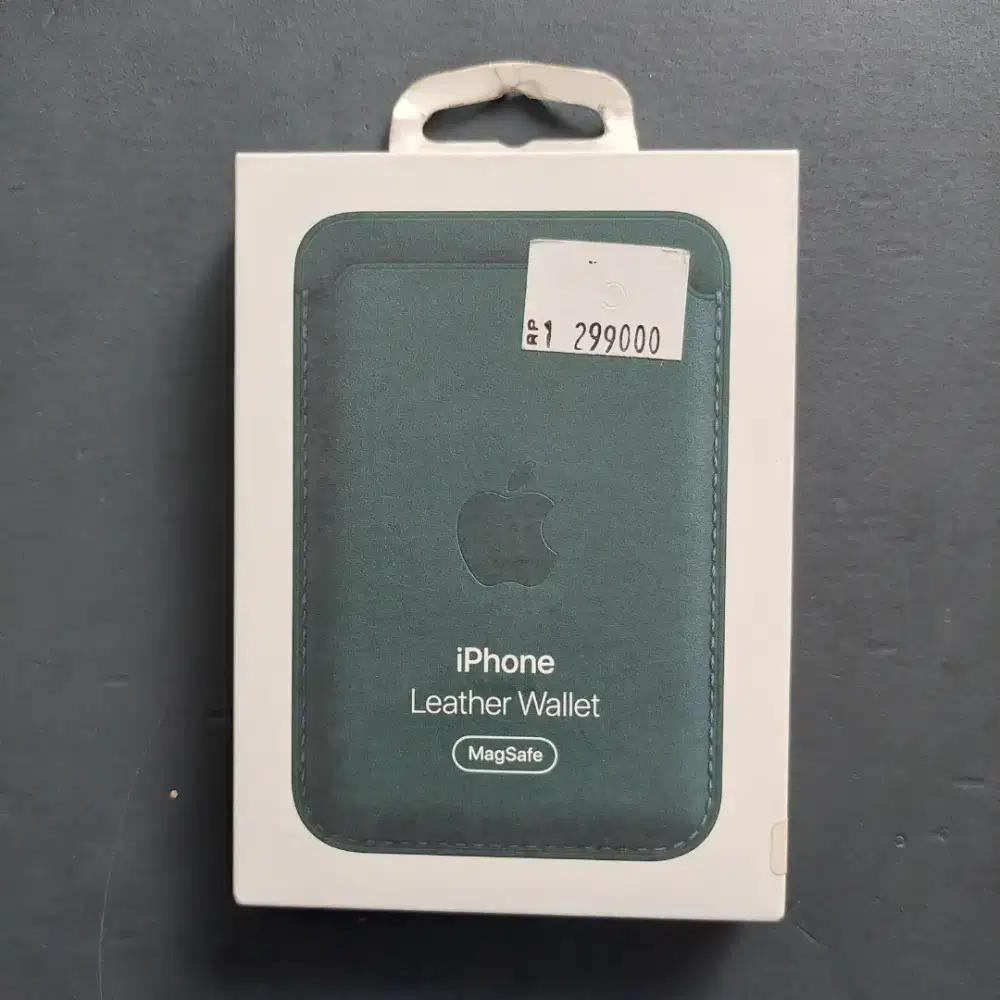 IPHONE LEATHER WALLET WITH MAGSAFE FOREST GREEN ORIGINAL APPLE