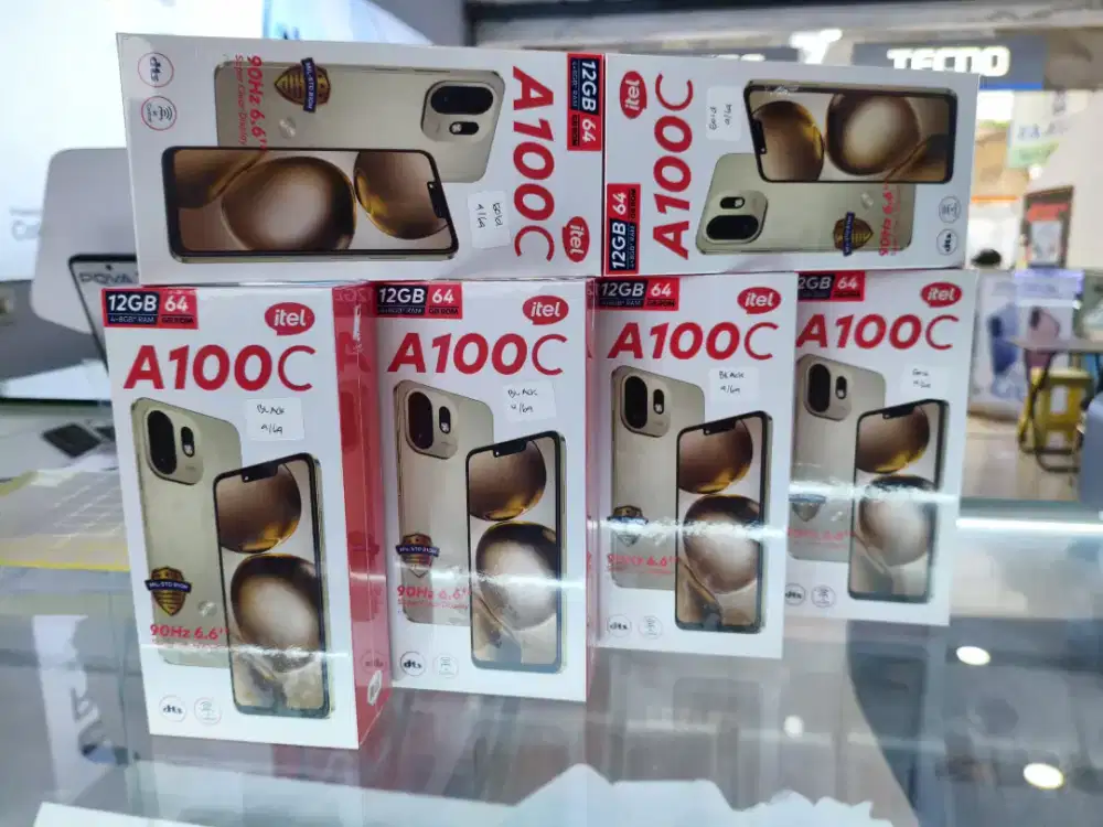 Itel A100C 4+8/64gb baru spesial promo