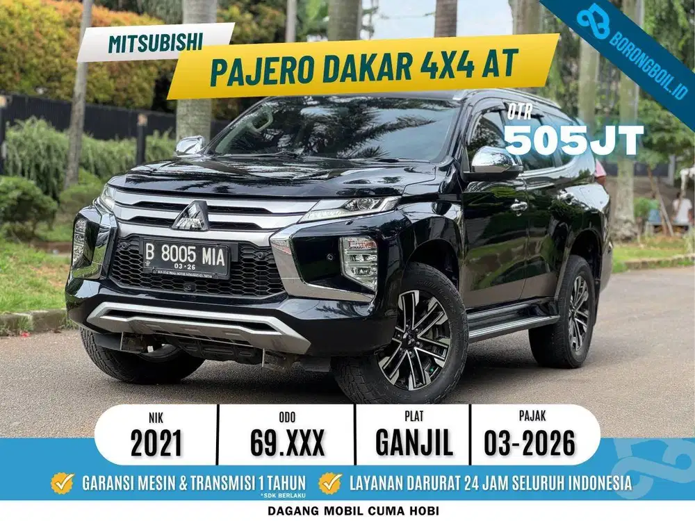 PAJERO DAKAR 4x4 AWD DIESEL AT 2021 SIAP PAKAI