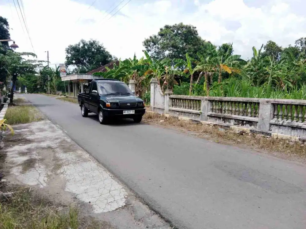 Tanah Murah 1.005m2 muka 26,25m,  jalan depan DPU 6m , 4 menit timur DPRD sukoharjo, mandan Sukoharjo