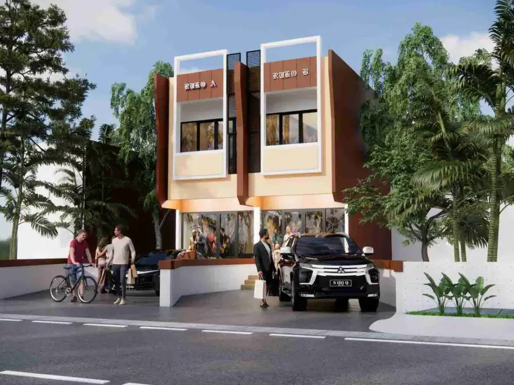 Ruko Siap Huni 2 Lantai Di Pinggir Jalan Kedung Halang Bogor