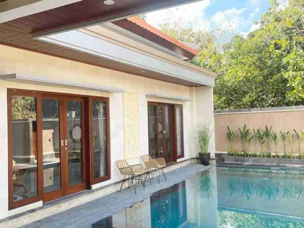 disewa tahunan villa 2 bedroom fully furnished dekat pujamandala nusadua kuta 250 juta per tahun