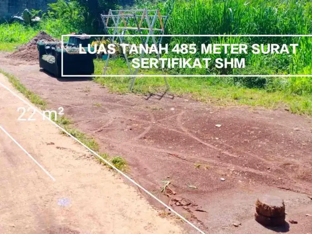TANAH MURAH DAN TANAH RATA STRATEGIS DI JALAN UTAMA DESA CIBEUTEUNG UDIK