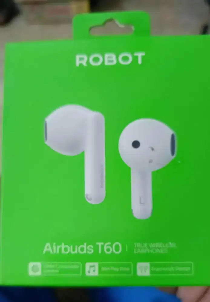 Tws robot t60 putih