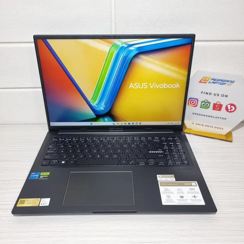 Asus Vivobook 16X K3605VC Core i5-13420H RAM 8GB SSD 512GB RTX 3050