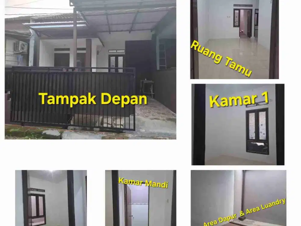 disewakan rumah bumi cilebut damai akses dekat stasiun