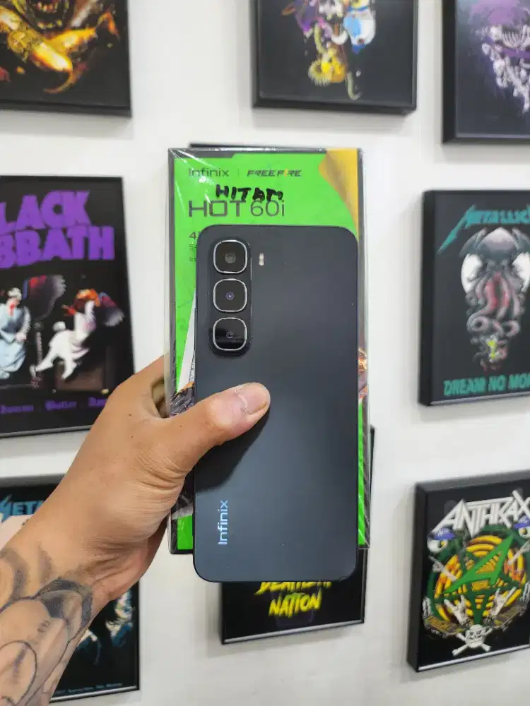 Infinix Hot 60i 8/256 Fullset Black