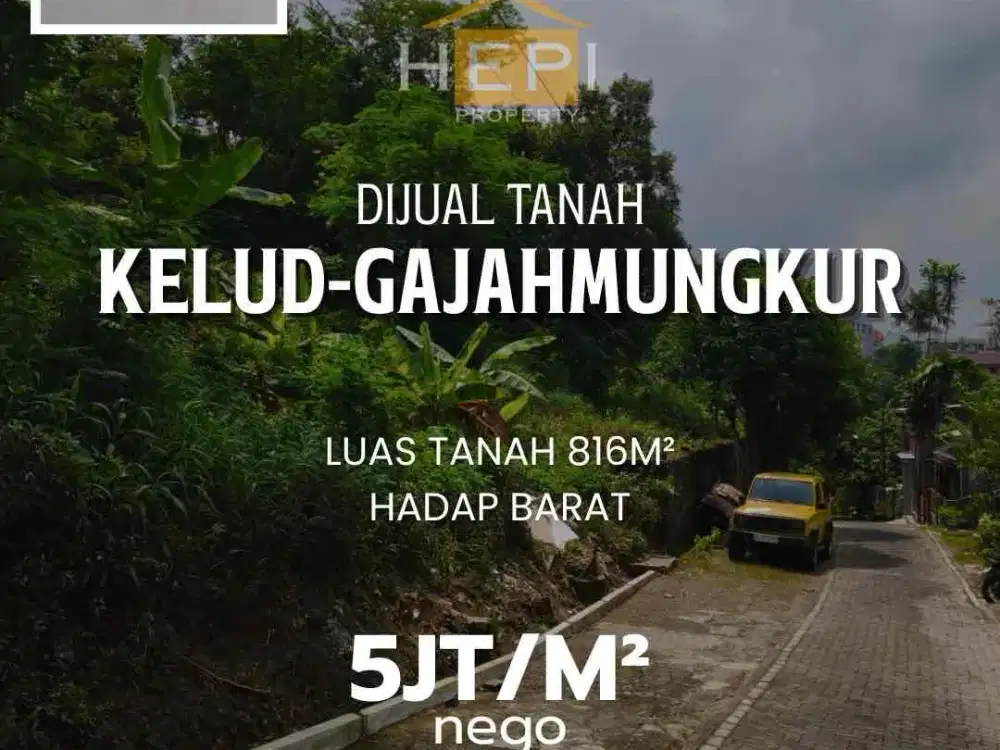 Dijual Tanah di Kelud Gajahmungkur Semarang