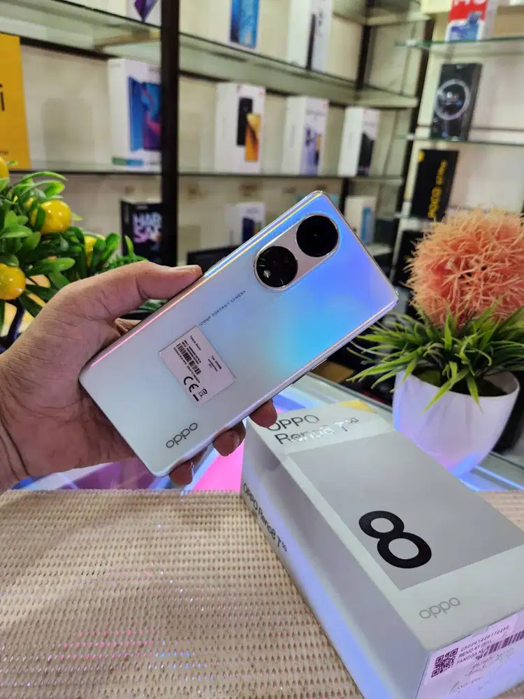 Oppo Reno 8T 5G Ram 8+8Gb/ 256Gb Fullset Mulus Original 100% Brgaransi