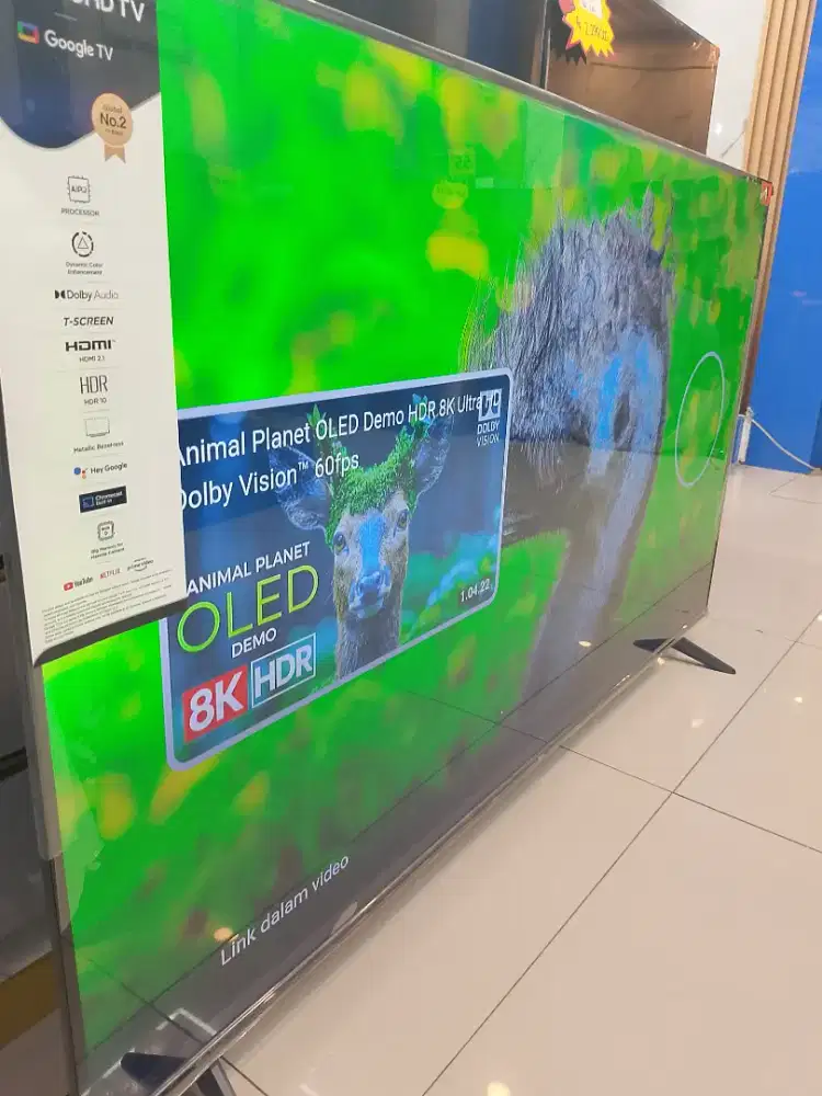 GOOGLE TV TCL 55 INCH