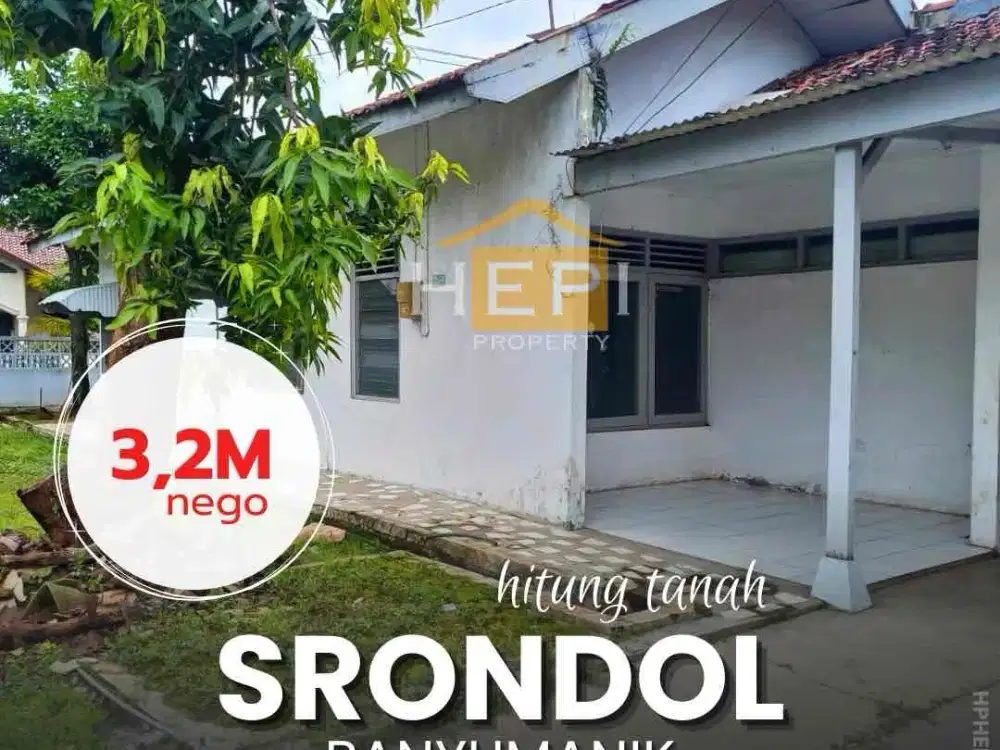 Dijual Rumah Hitung Tanah di Sumurboto,Srondol Banyumanik Semarang