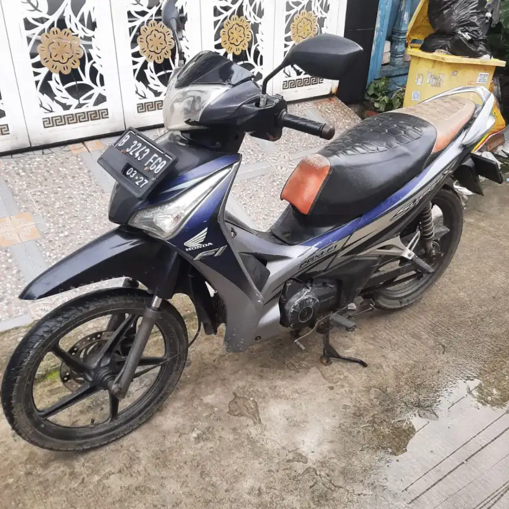 Honda Supra X 125 2012 Helm In,ss lengkap mesin bagus plat Bekasi Kab