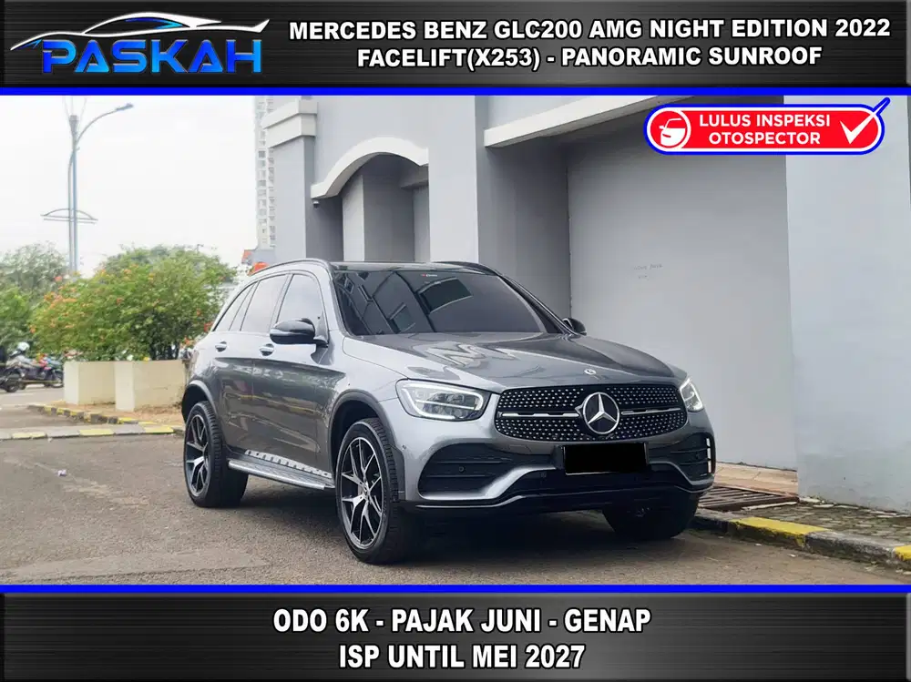 Odo=6k MERCY GLC 200 AMG Night Edition 2022 GLC200 AMG Night editon 22