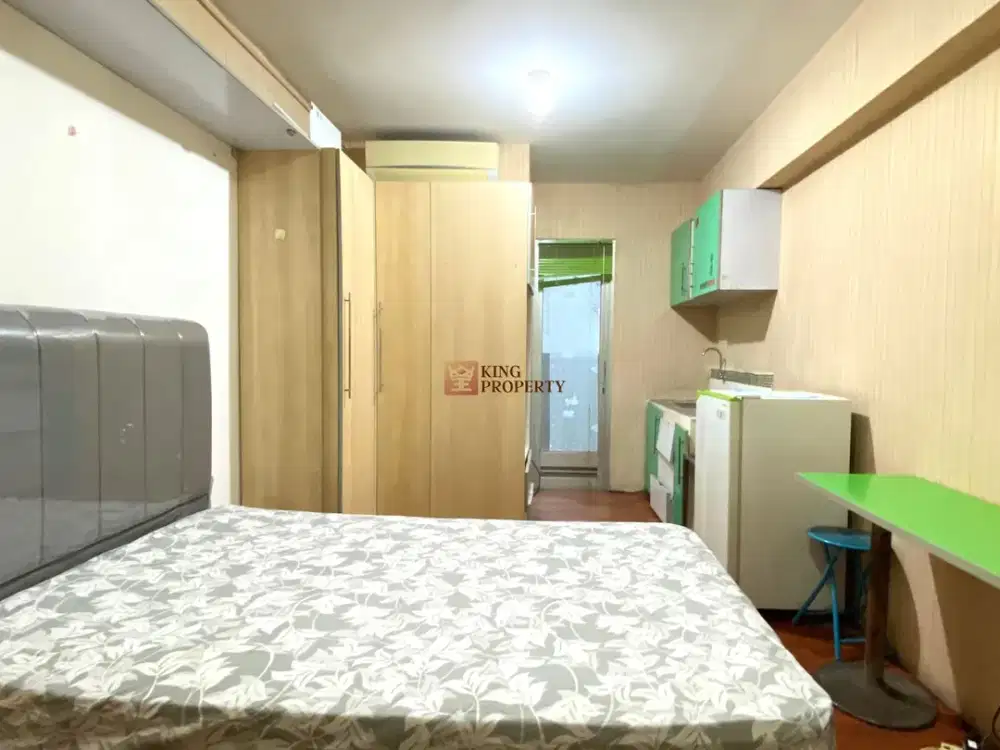 Murah Banget! Studio 21M² Furnished Lantai Rendah Siap Huni Green Bay Pluit Greenbay