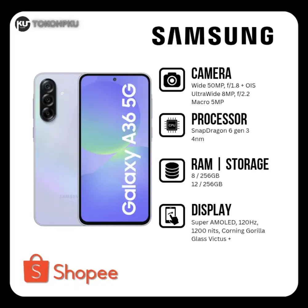 SAMSUNG GALAXY A36 5G 8/256