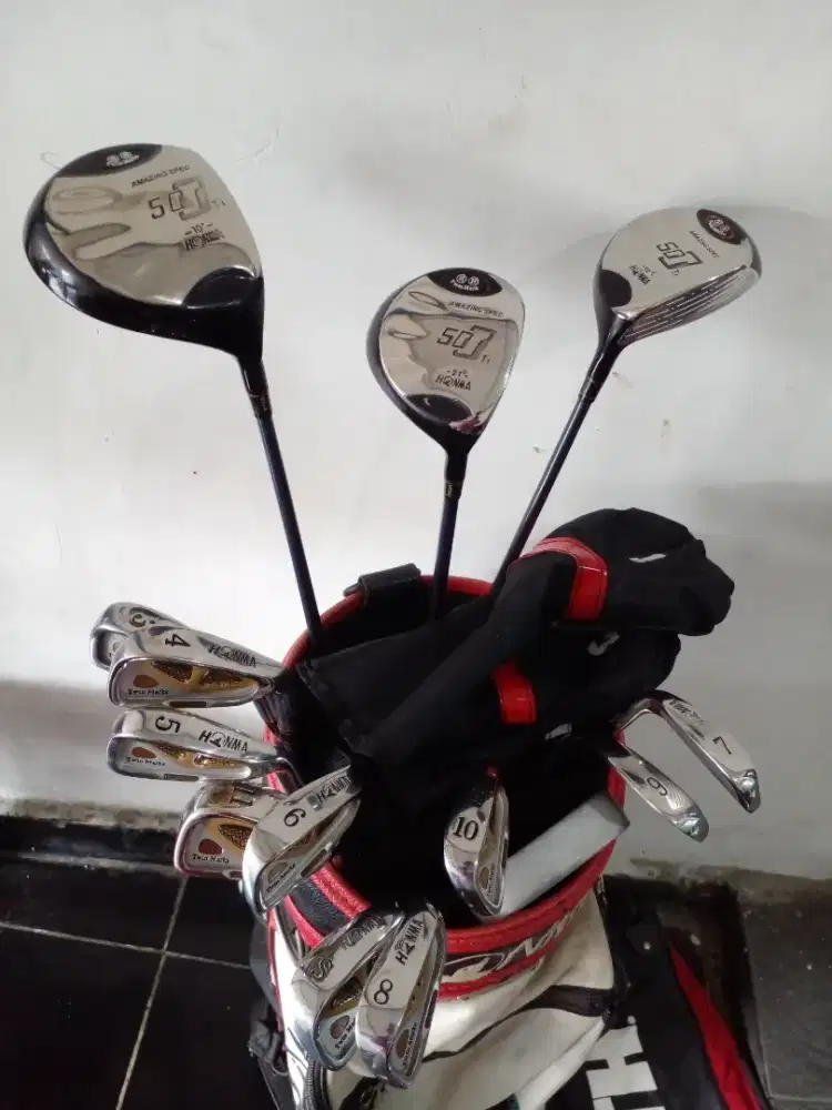 Jual stik golf merk honma mulus minus no9 beda merk