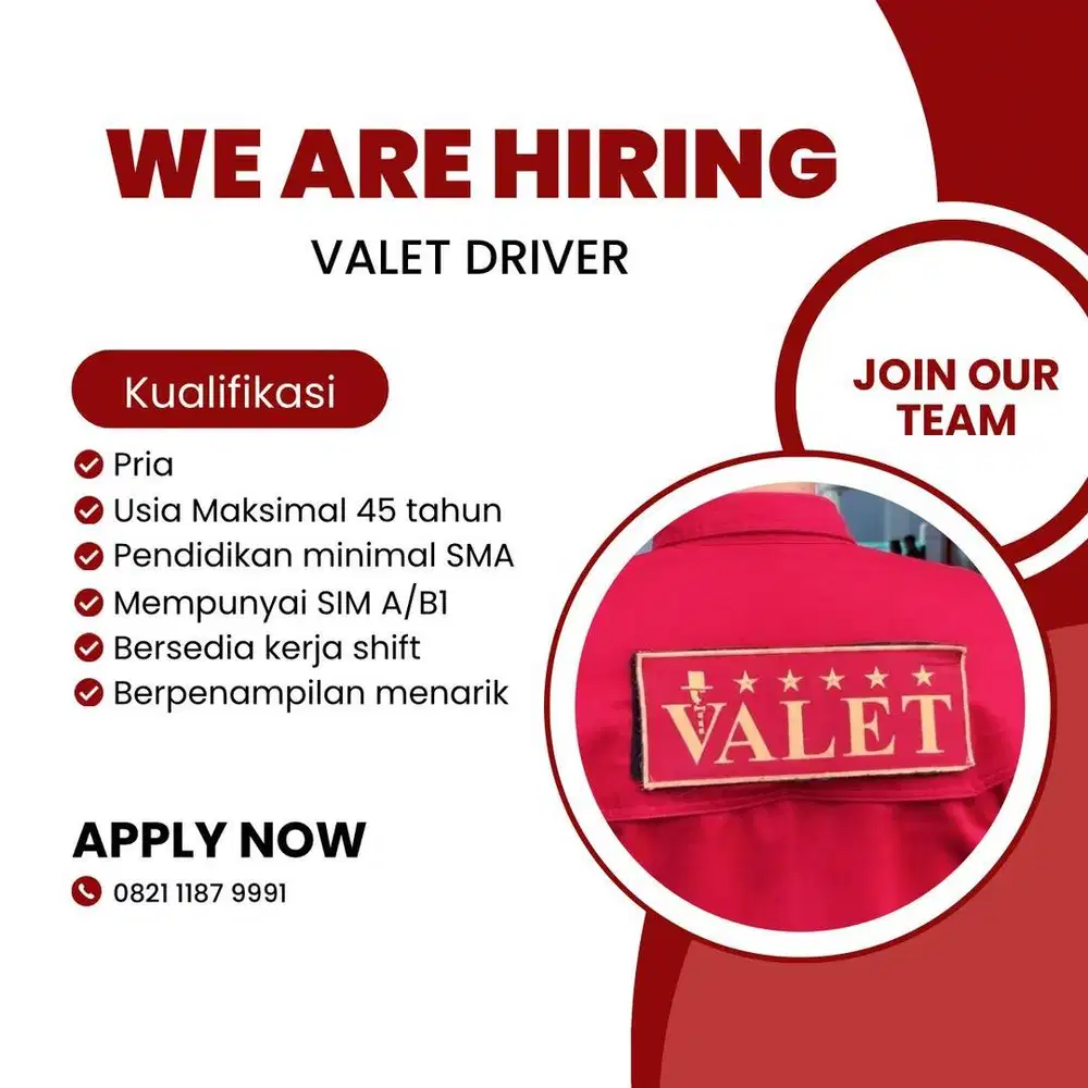 Driver Valet Semarang