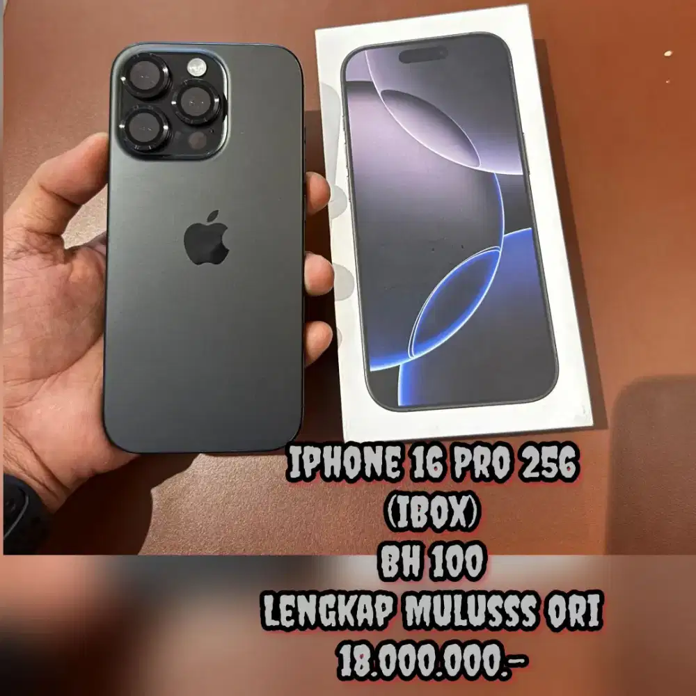 Iphone 16 Pro 256 (iBox) Bh 100