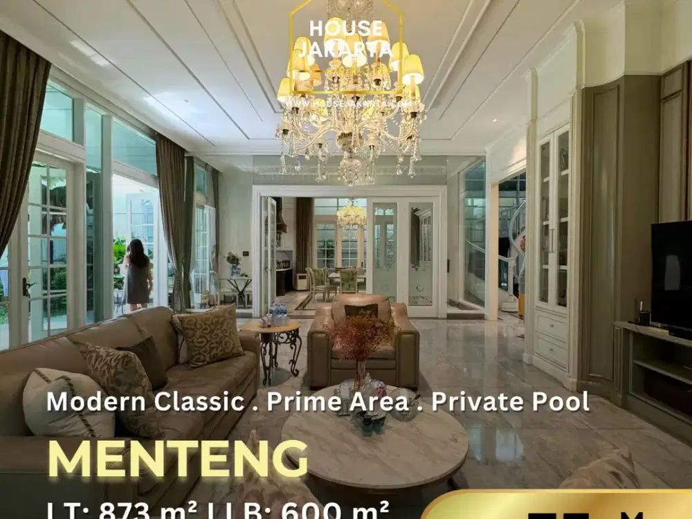 Turun Harga! Rumah Klasik Prestisius di Menteng – Prime Area