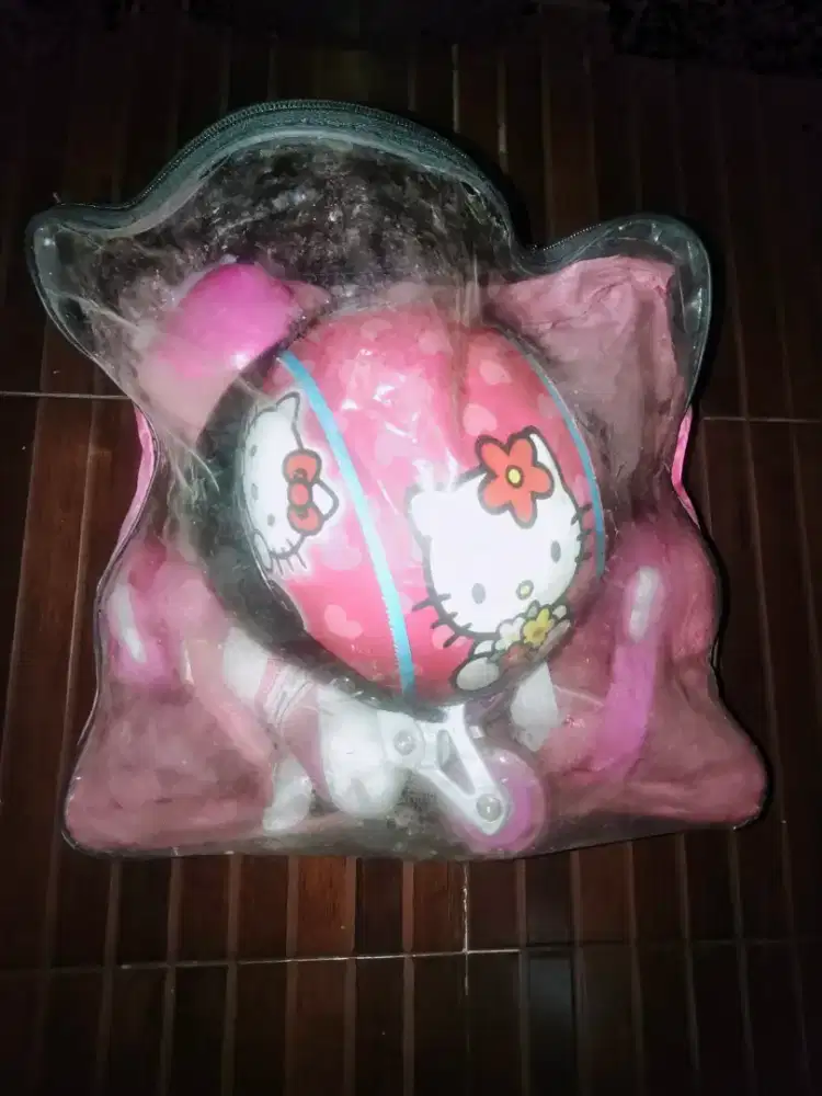 Sepatu roda anak perempuan helokity set