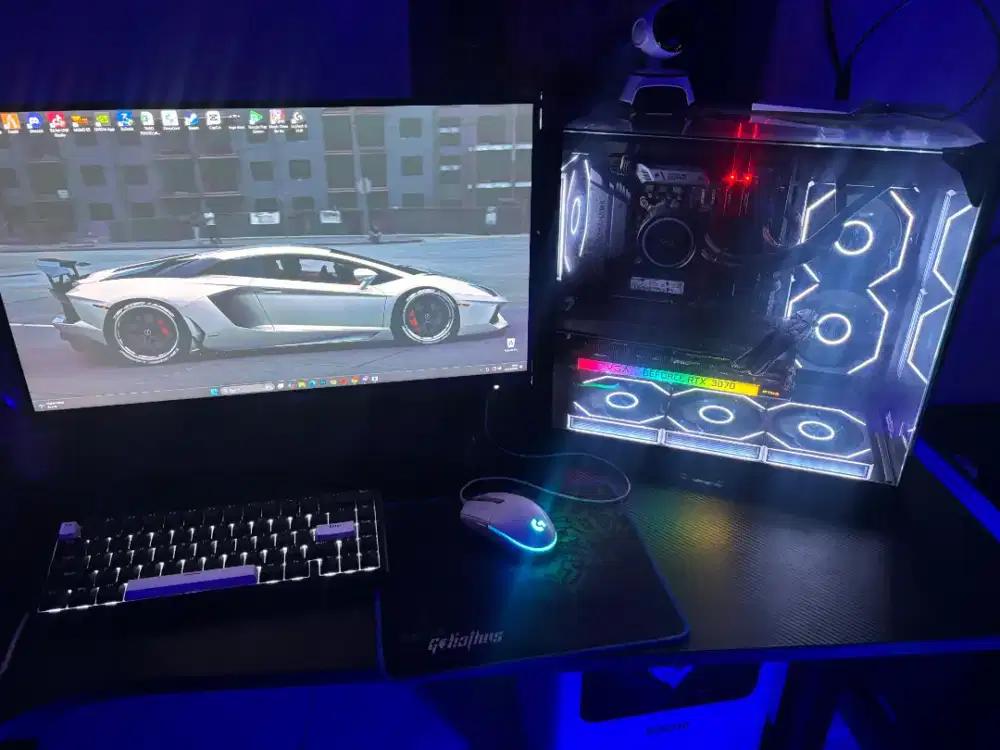 Pc gaming rtx 3070 i7 monitor 2k
