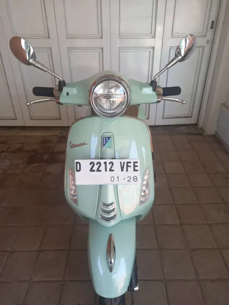 Vespa primavera green relax abs istimewa simpanan jarang di pakai