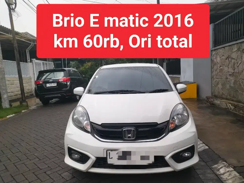 Brio E matic 2016,km 50rb, ori total, nyacat jamin kualat. Buktiken