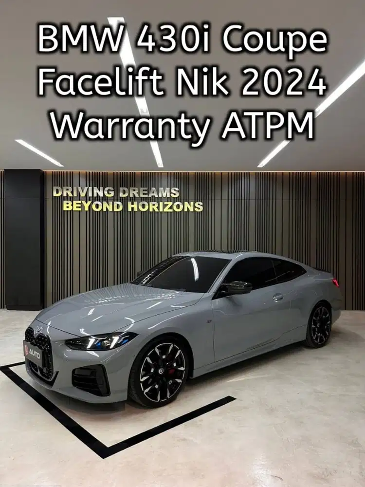 BMW 430i Coupe AT 2024 Brooklyn Grey id-8.5 Facelift Km24rb B1392NBL