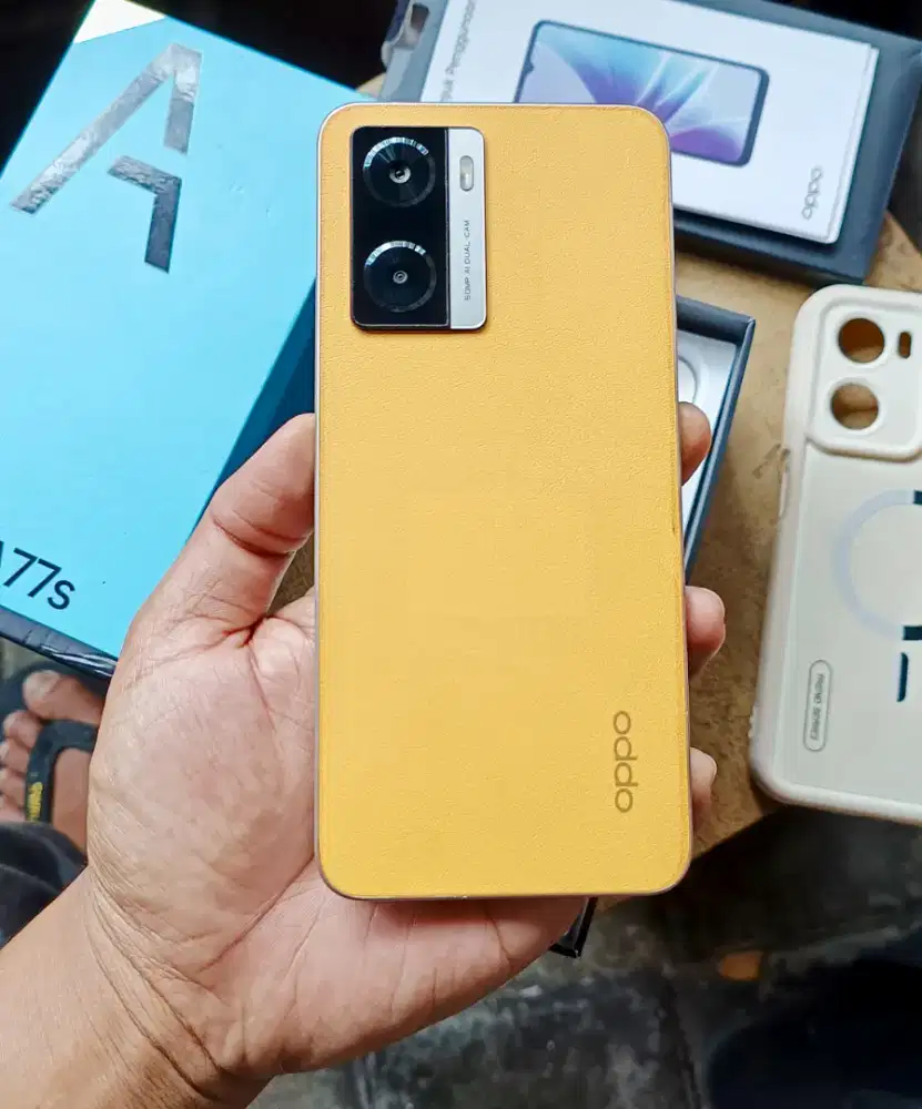 Oppo A77s (8/128) Fullset Ori Mulus Terawat Garansi Resmi