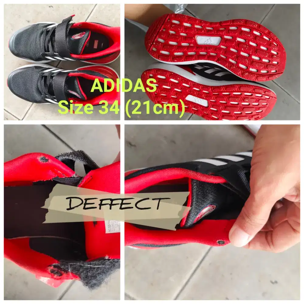 Sepatu anak BEKAS ada minus