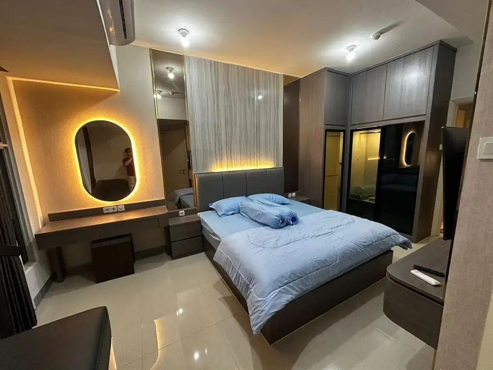 DISEWAKAN Apartemen Benson 2BR dijadikan 1BR+ Living Room Lantai 33